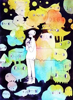 #三鹰堂功夫#加拿大画师koyamori笔下充满奇幻色彩的手绘作品 ​​​​