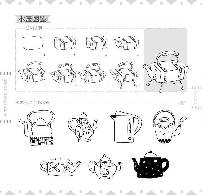 《简笔画幸福手绘10000例》生活用品 ...