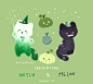 Witch & Melon     © 2016 Nadia Kim     Series of illustrated gifs.                                                       © Copyright Protec...