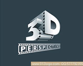 3D数字-立体英文logo设计_logo...