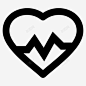 心率心肺心电图图标 免费下载 页面网页 平面电商 创意素材