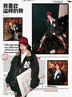 小红书这个海报模板给我死！做个酷GIRL - 小红书