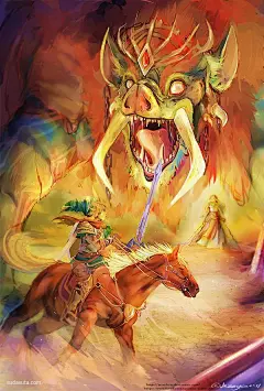 塞尔达传说 主题插画欣赏