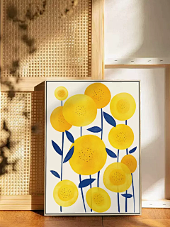 安然的、微笑采集到装饰画