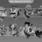 Character head sketches #1, Max Grecke : Some different heads for practice and for portfolio.