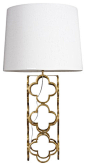 Worlds Away Darcy Table Lamp, Gold Leaf contemporary-table-lamps