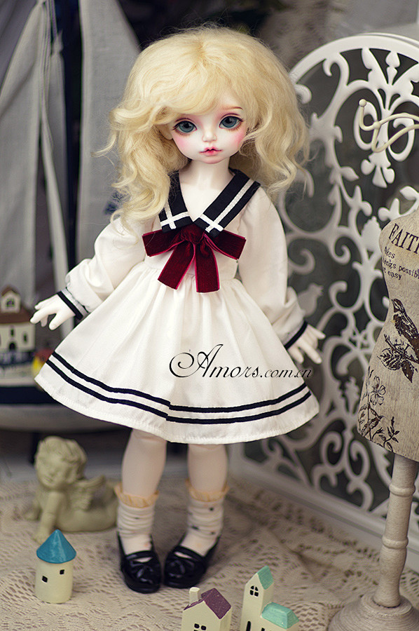 AMORS品牌BJD洋装sd娃衣服连衣裙...