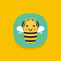 可爱小蜜蜂UI-形象设计