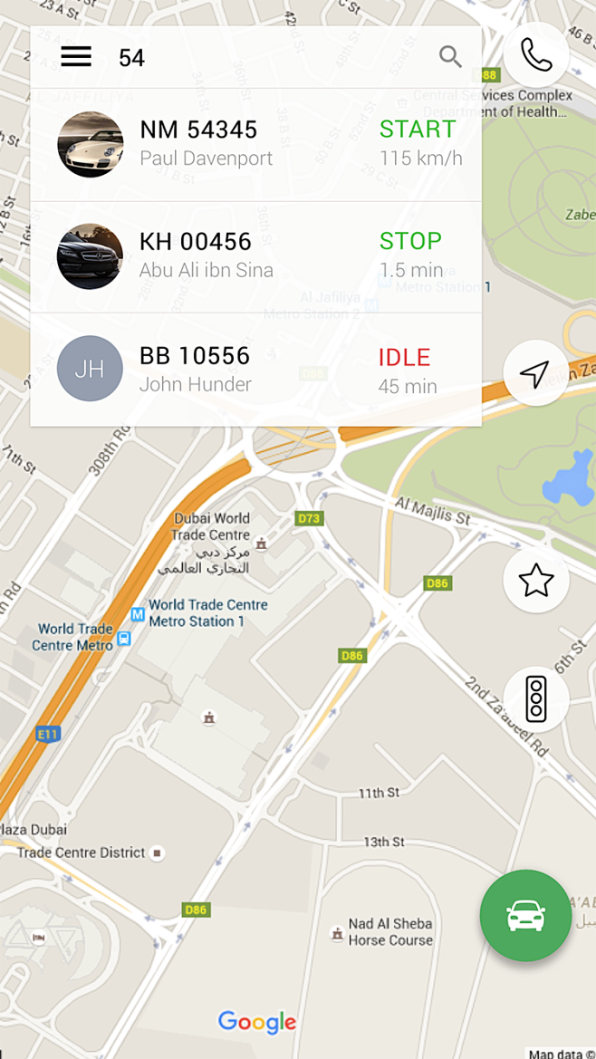 Map search