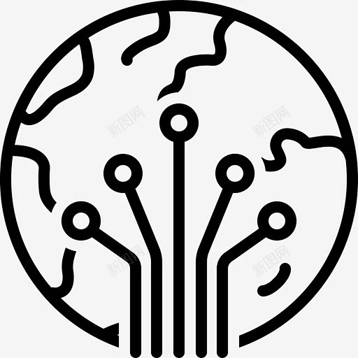 光子学光纤光子图标 页面网页 平面电商 创意素材-花瓣网