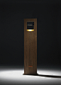 LOG 70 - Garden bollard light / contemporary / wooden / led by Royal Botania | ArchiExpo : The Royal Botania Lighting Collection is made from superior natural materials for the crowning glory of your garden...