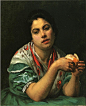 美国玛丽·史帝文森·卡萨特（Mary Stevenson Cassatt）油画作品二(11)