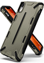 Ringke [Dual-X] Compatible with iPhone XR Case Dual-Layer Reinforced Heavy Duty Defense [Shock Absorption] Ergonomic Reassuring Grip Armor Protective Cover for Apple iPhone XR 6.1" (2018) - Sand