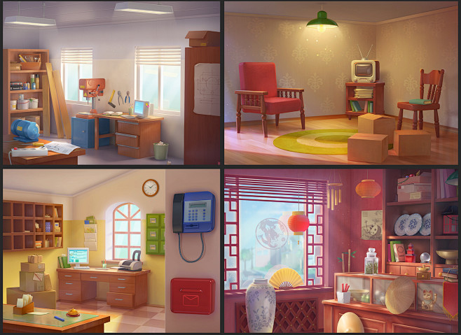homescapes illustrat...
