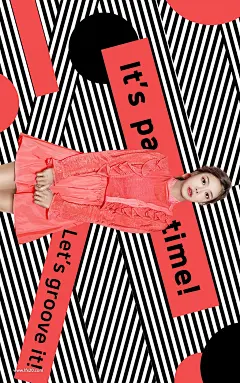 时尚男女店招展台购物几何渐变美女海报