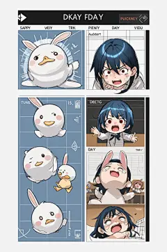 数字艺术多格漫画卡通漫画漫画手绘漫画-众图网