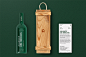 wine branding  VI logo winehouse green