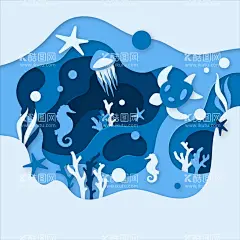 海洋背景  - 源文件下载【酷图网】海洋背景,大海背景,世界海洋日,海底世界,海洋生物,保护海洋环境,海洋宣传画,宣传图,展板,海洋相关,卡通海洋,