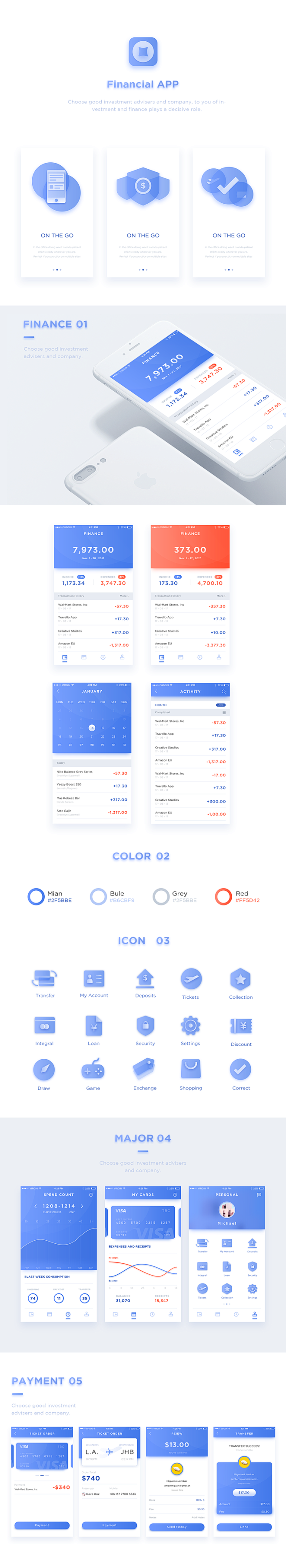 Financial APP UI