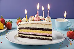 甜点食品奶油蛋糕彩色蛋糕胚创意摄影图图片