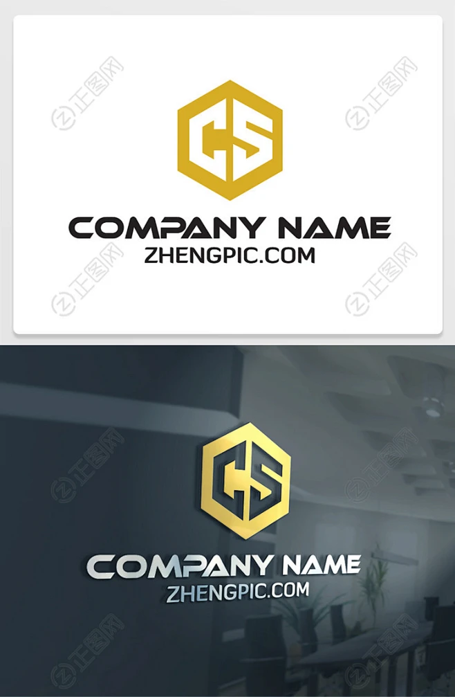 CS字母logo设计-花瓣网