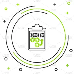 策略,概念,绿色,做计划,黑色,线条,商务,运动
