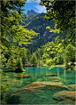 ❖ Blue Lake, Kandersteg, Switzerland: 