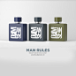 MAN RULES perfume : New man fragrances and bodycare for Letoile retail in Russia.