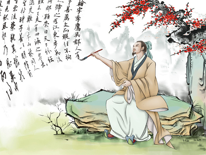 国学典故插画