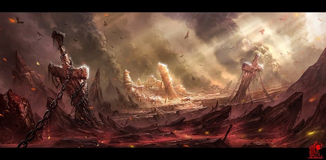 古战场由扭动热辣身躯创作leewiart乐艺建立你的个人艺术画廊汇聚优秀