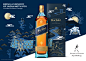 Johnnie Walker Blue label. Limited Edition Design