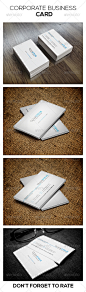 White Corporate Business Card - Corporate Business Cards