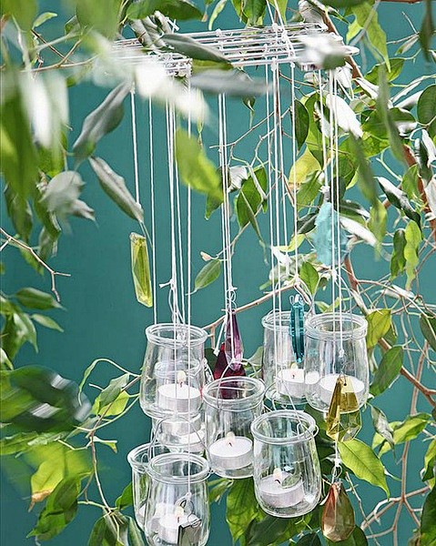 用废弃的玻璃瓶自制风铃吊饰-创意生活,手...