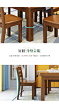 全实木餐桌椅组合现代可伸缩圆桌折叠饭桌家用餐桌小户型桌子-tmall.com天猫