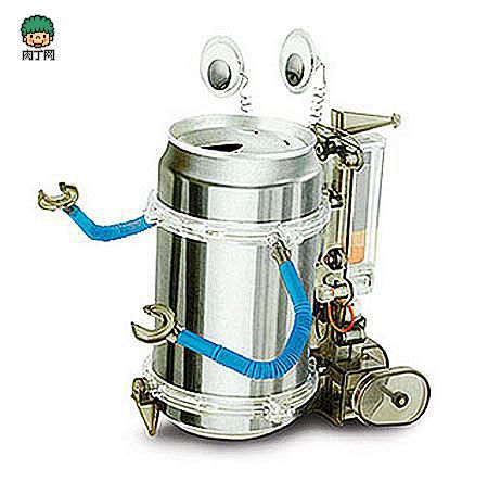 易拉罐手工制作-机器人