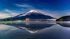 唯美日本富士山高清桌面壁纸