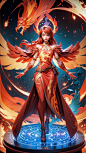  1 girl,DOTA2,Lina,Fiery Magic,Magic Halo,red color,red hair,Red Phoenix Clothes,,Disney style,3D,full body,Fireball in both hands,
render,technology, (best quality) (masterpiece), (highly in detailed), 4K,Official art, unit 8 k wallpaper, ultra detailed,
