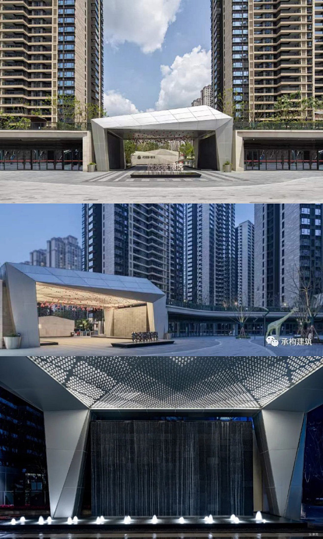 重庆香港置地 约克郡 · 禧悦(大区） 中部入口节点是禧悦的人行主入口，同时我们更希望它是商业街区中的一颗宝石，让人们刚从山型商业过来没多久就 ...
