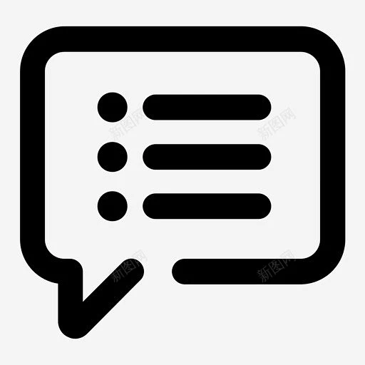 评论想法文本图标 通知 项目符号列表 icon 标识 标志 UI图标 设计图片 免费下载 页面网页 平面电商 创意素材-花瓣网
