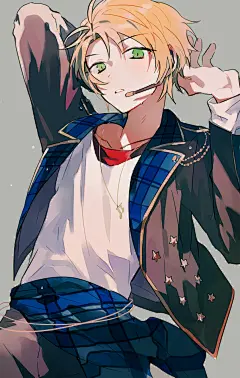 ♣沐湷搬运♣偶像梦幻祭 游木真 帅气 美少年 男子 治愈 可爱 壁纸 头像 pixiv id:59696632