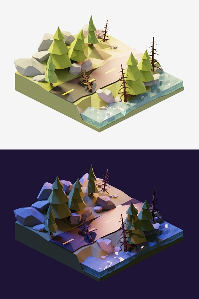 梦寐以求的房子！超赞的3D等距插画