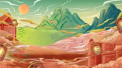 国潮海报背景 【酷图网】国潮海报,国潮插画,插画,插图,山水画,祥云,建筑,山水,虎年,新年,春节,元旦,传统节日,年画,新年背景,虎年背景,山水插画,手绘,手绘山水,国潮,中国风,国潮文化,中国文化,国潮广告,国潮宣传,国潮手绘,国潮创意,国潮来袭,创意中国风,国潮背景,山水风景背景,中国风背景,