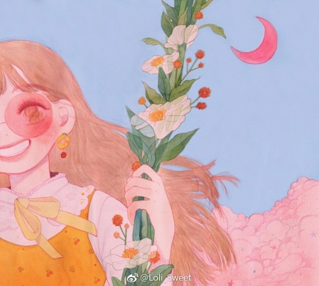 ❤关注公众号：星期五治愈星球，精美插画天...