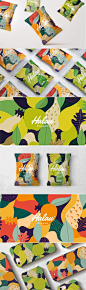 The Packaging for These Fruit Snacks Were Inspired By The Isles of Hawaii  The Dieline | Packaging & Branding Design & Innovation News #logoandidentitydesign #food #packaging