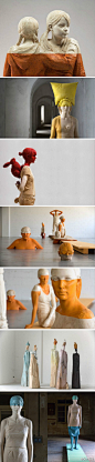 【神级木雕大师 】意大利艺术家 Willy Verginer的木雕作品