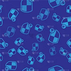 分离着色,安全,图标,盾,蓝色,计算机,挂锁,安全的,概念,锁