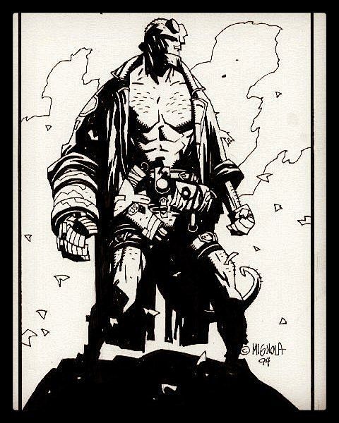 Hellboy by Mike Mign...