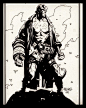 Hellboy by Mike Mignola.