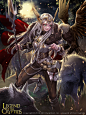 Artist: Unknown name aka NOX - Title: Unknown - Card: Euria, Solstice Hunter