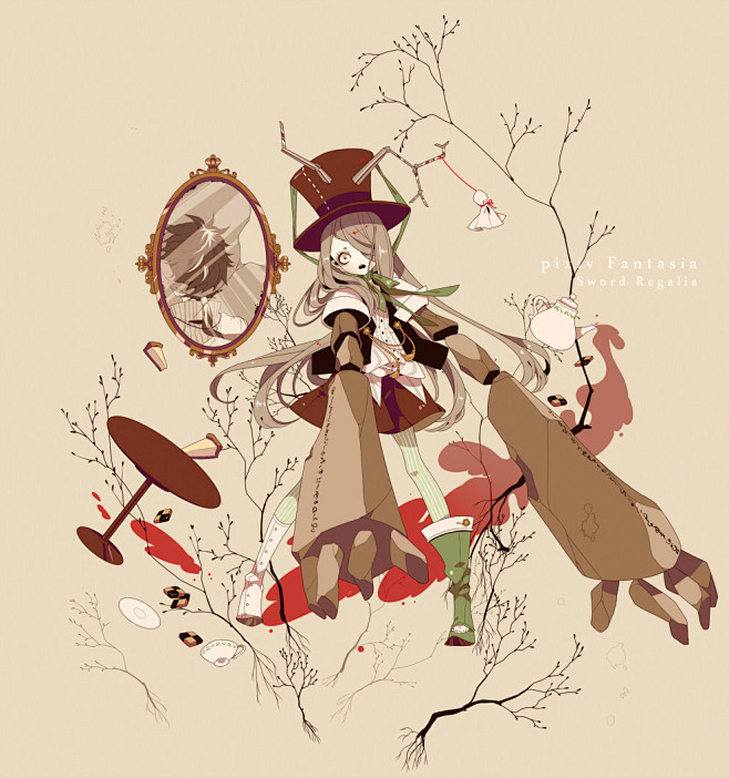 日本插画师しきみ(Keeggy)的黑童话...